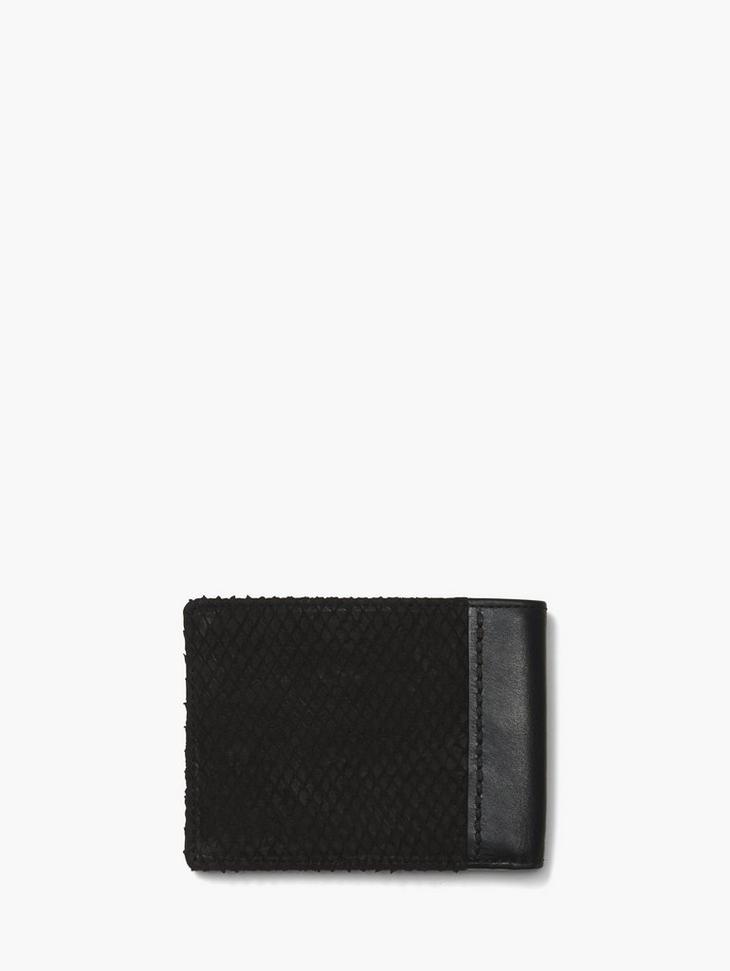Textured Leather Bifold Wallet image number 2