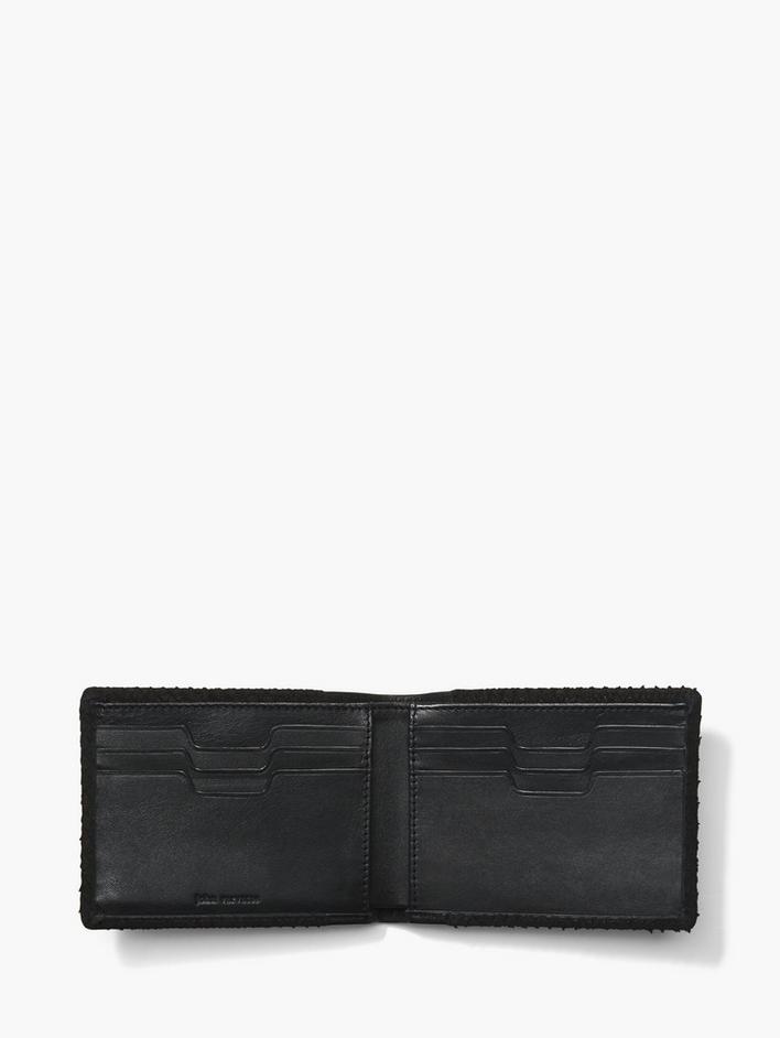 Textured Leather Bifold Wallet image number 3