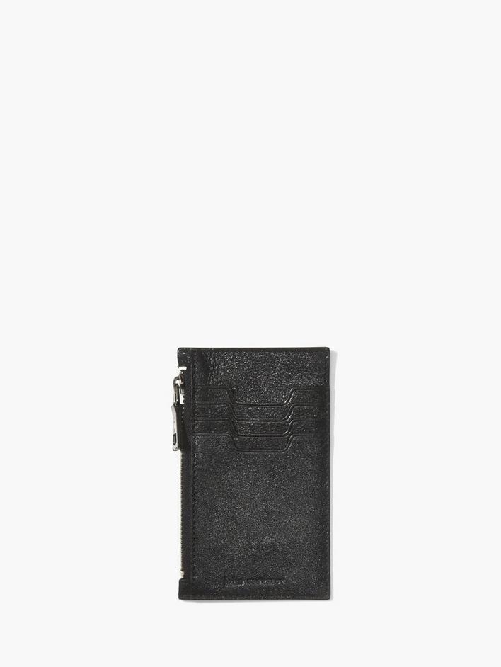 Metallic Leather Zipped Cardholder image number 2