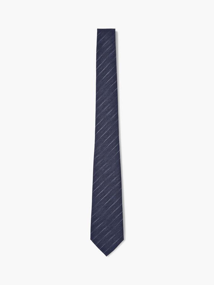 Wide Finely Striped Tie image number 1