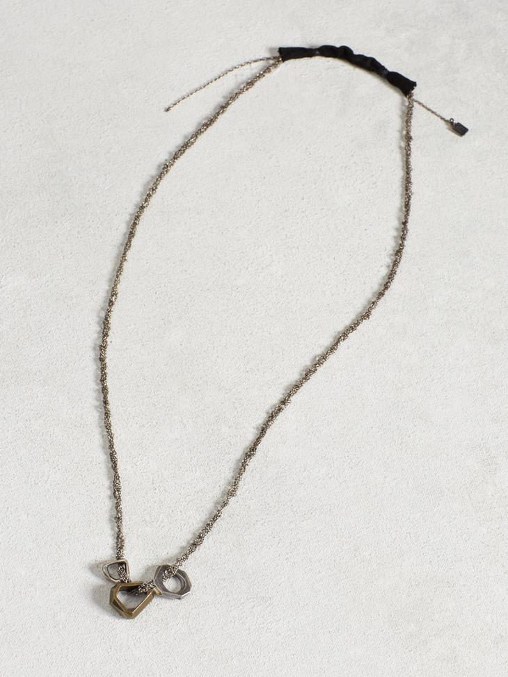 Brass Open Link Necklace image number 2
