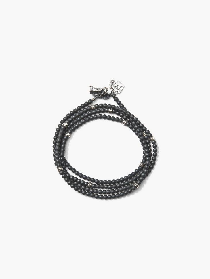 Hematite & Sterling Multi-Wrap Bracelet image number 2