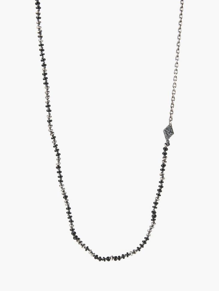 Gemstone & Silver Link Necklace image number 1