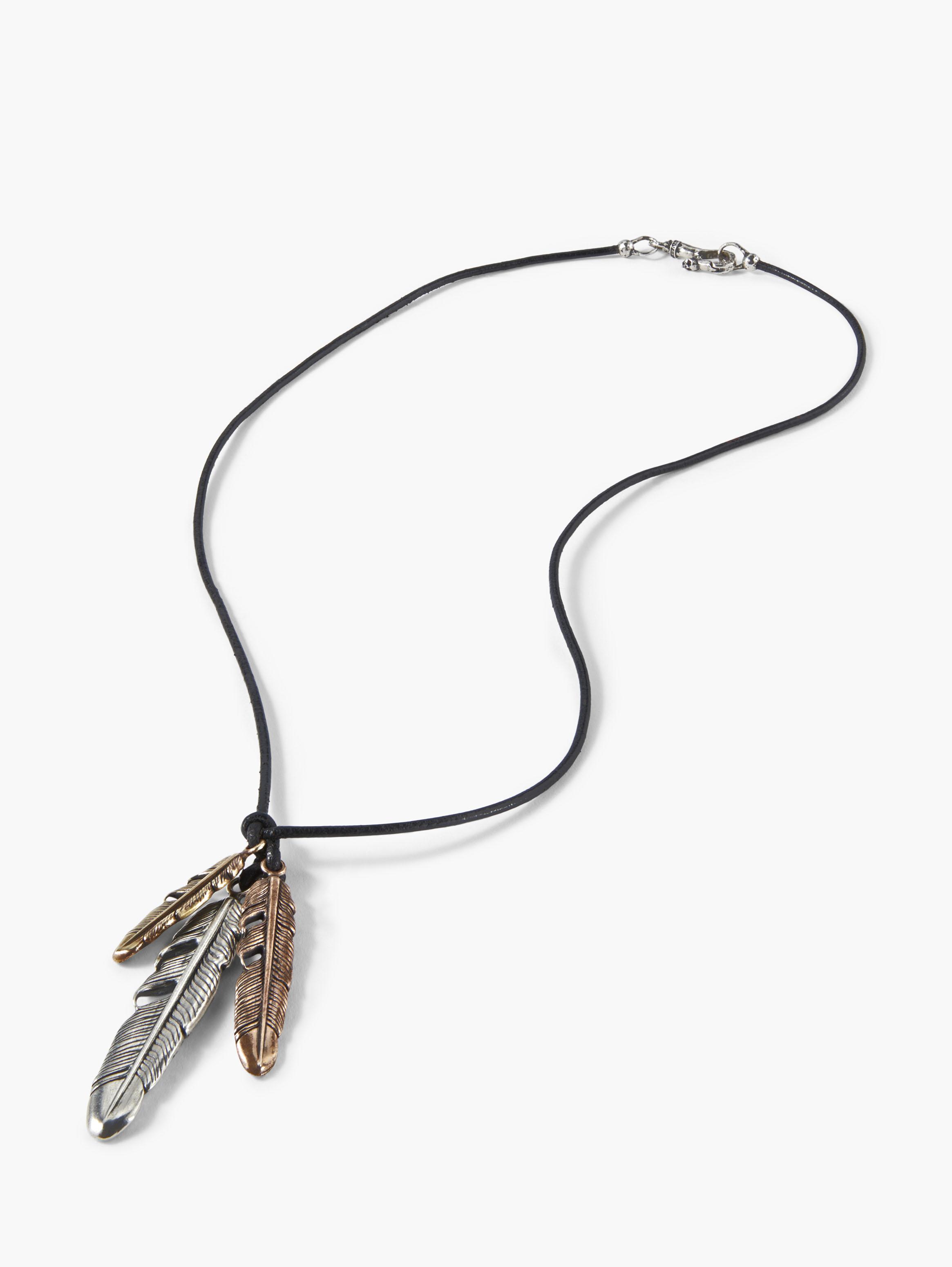 FEATHER PENDANT NECKLACE image number 2
