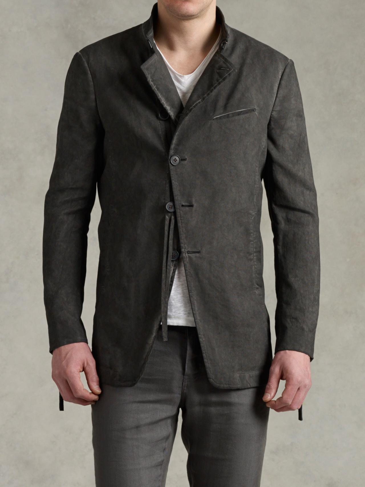 Asymmetrical Button Front Jacket image number 1