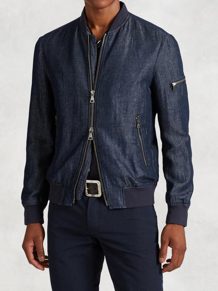 Cotton-Linen Bomber image number 1