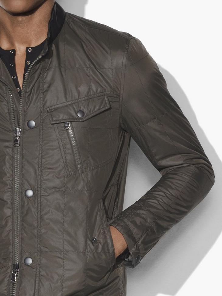Quilted Military Flight Jacket image number 3