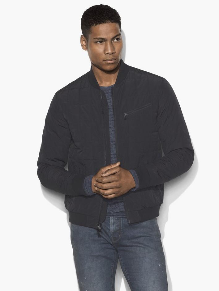 QUILTED BOMBER JACKET image number 1