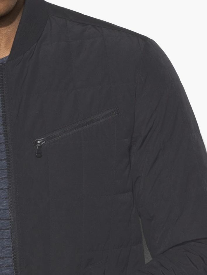 QUILTED BOMBER JACKET image number 3