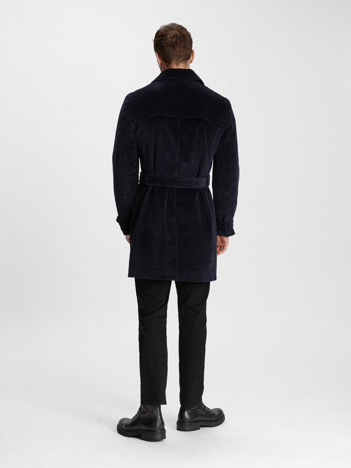 CORDUROY TRENCH COAT image number 2