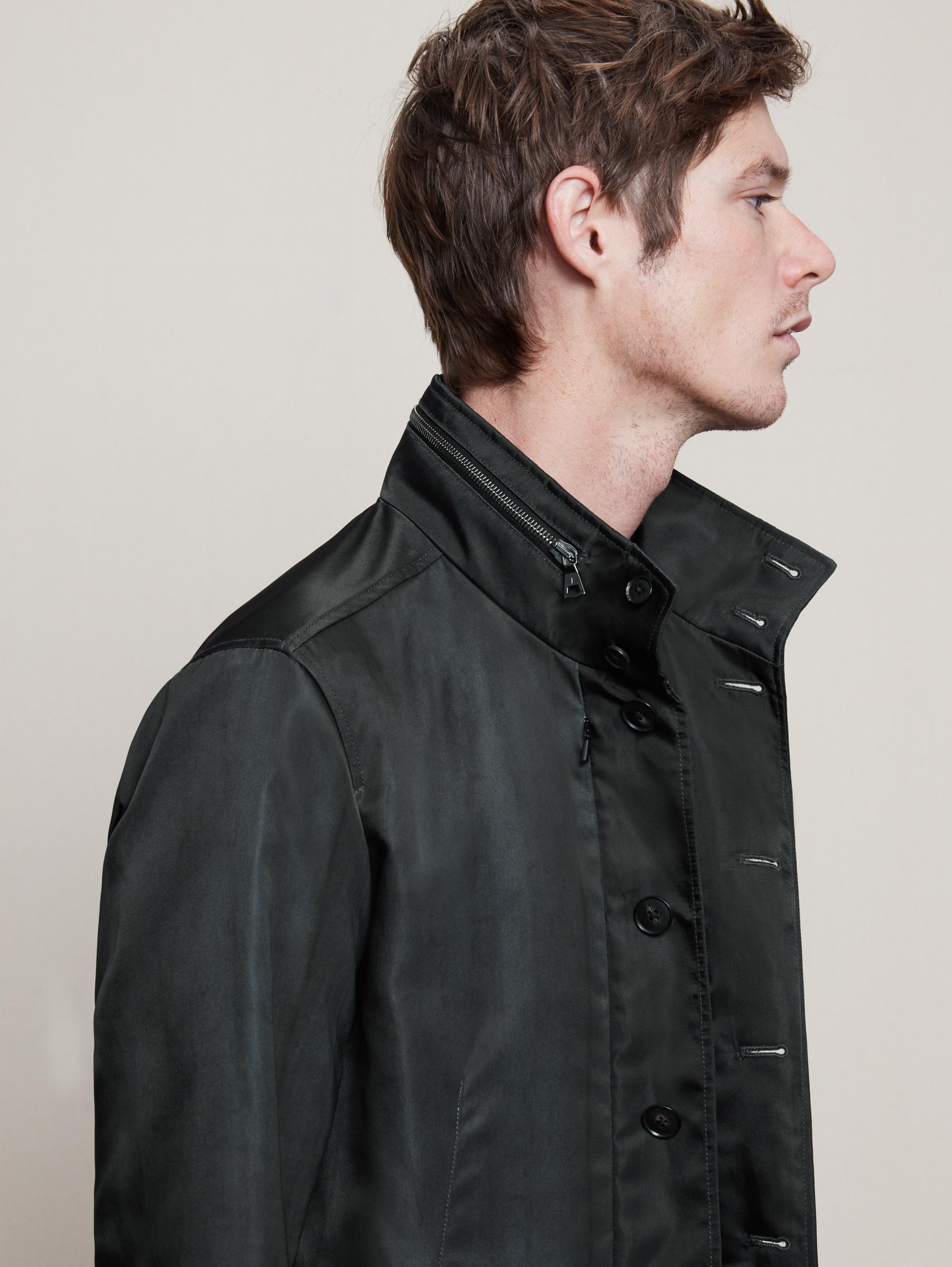 BUTTON CLOSURE COAT WITH ZIP POCKETS image number 1