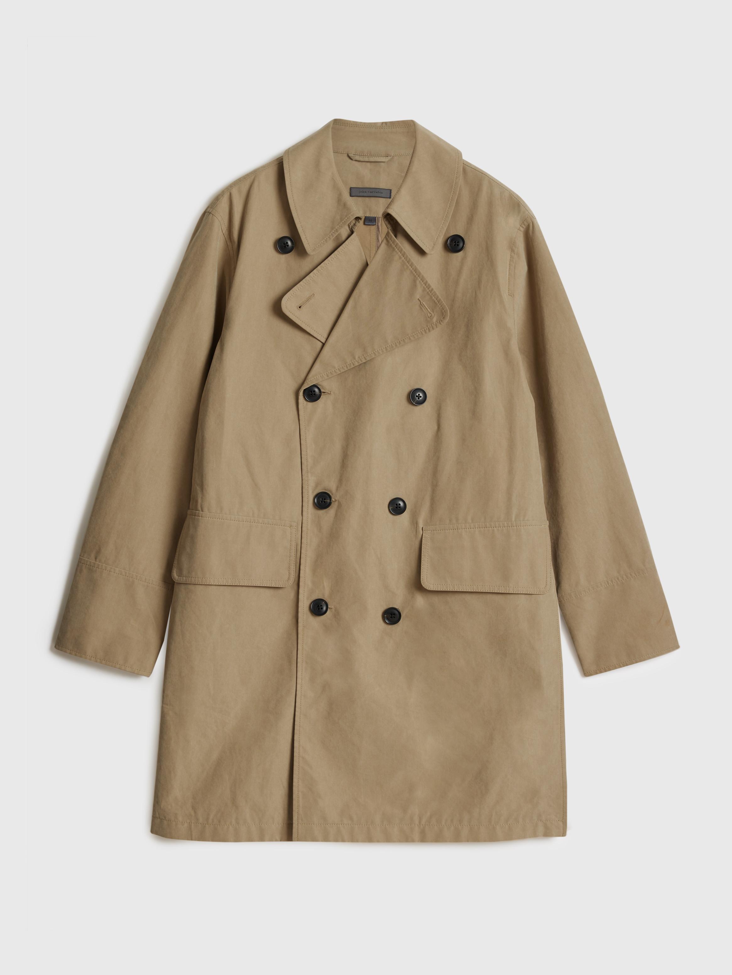 John varvatos trench clearance coat