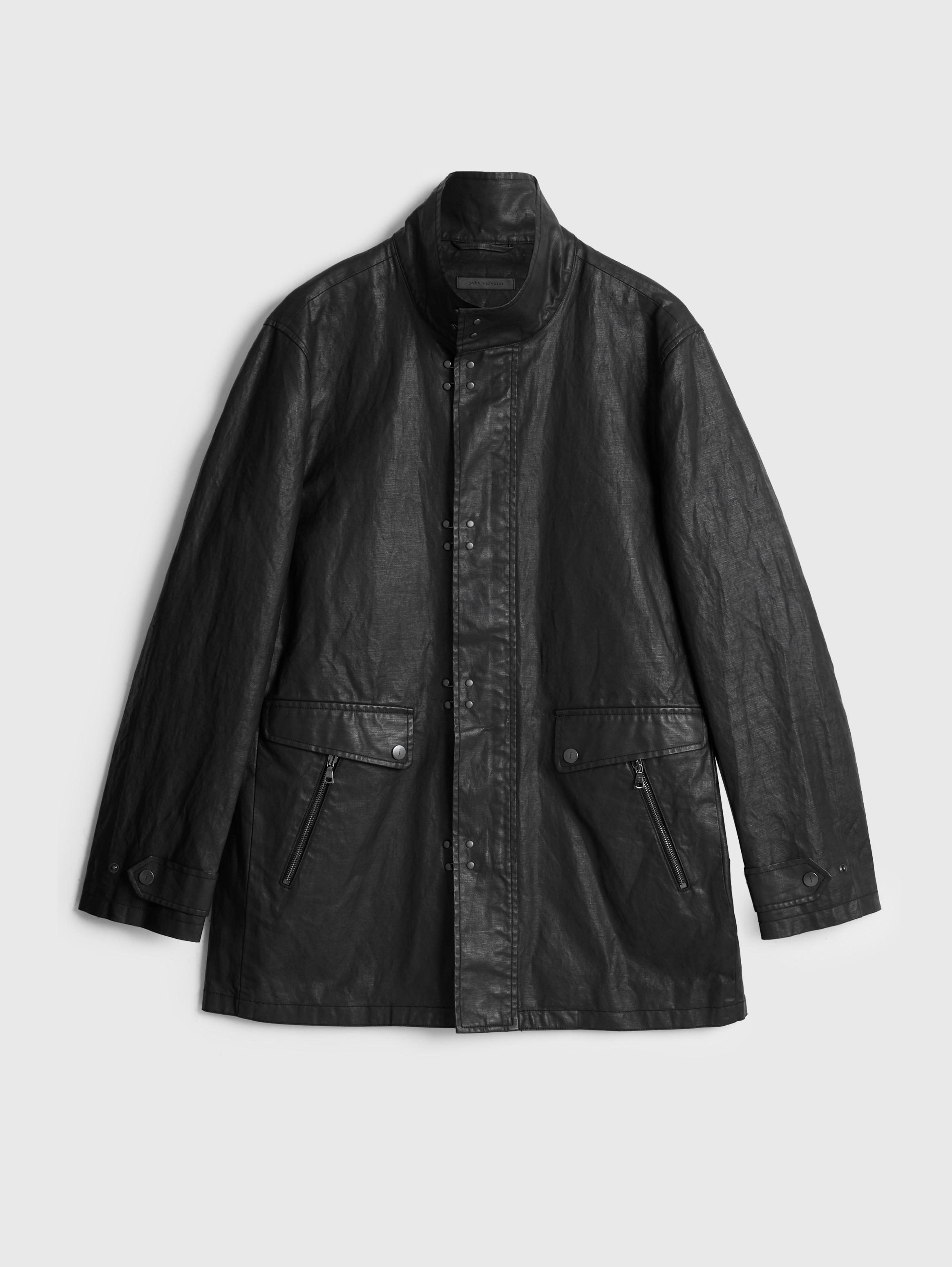 Barbour john leather sales jacket