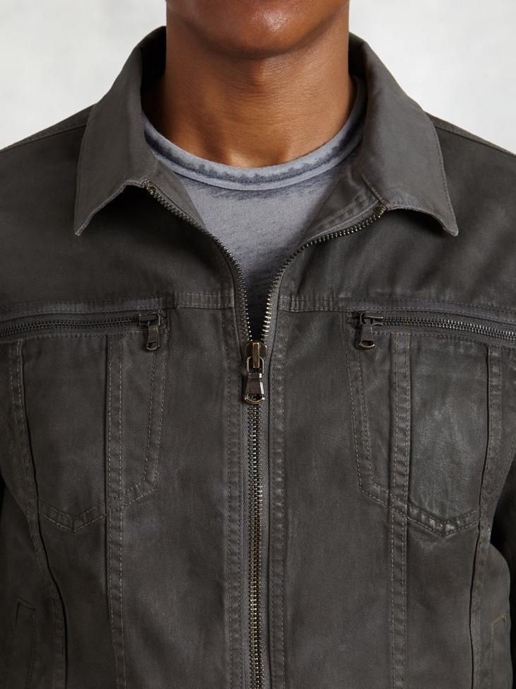 Denim Style Zip Jacket image number 3