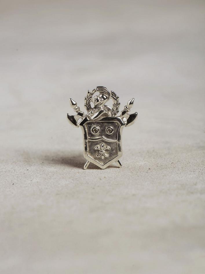 Silver Knight Lapel Pin image number 1