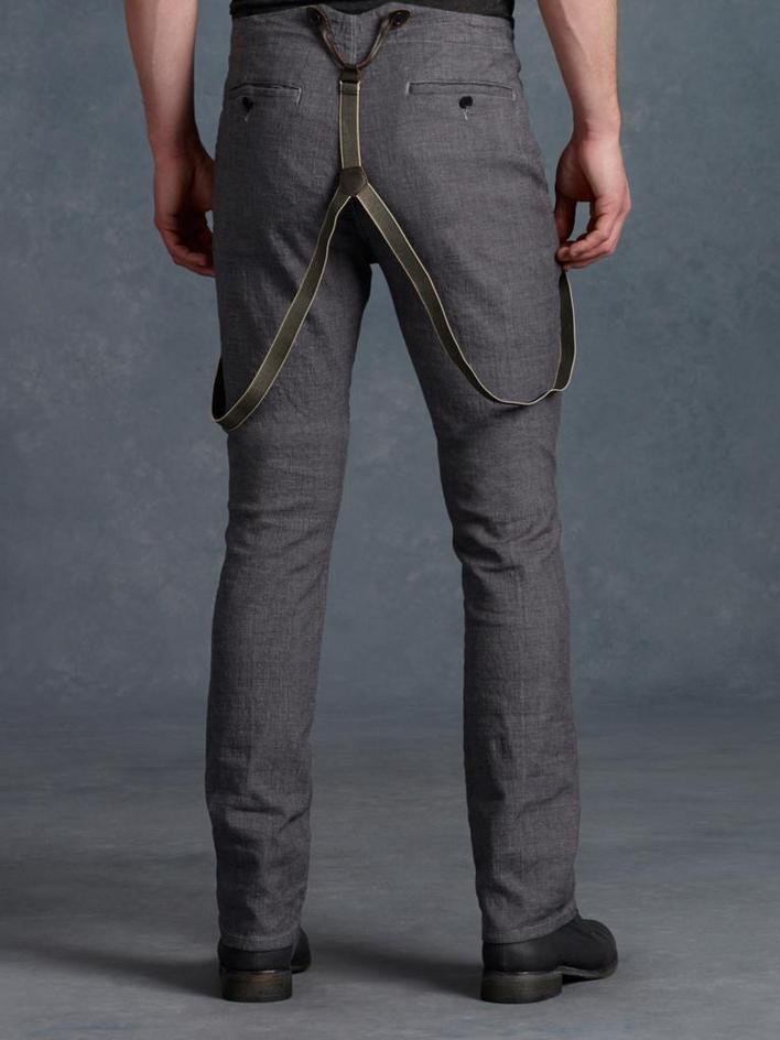 Slim Fit Suspender Pant image number 2