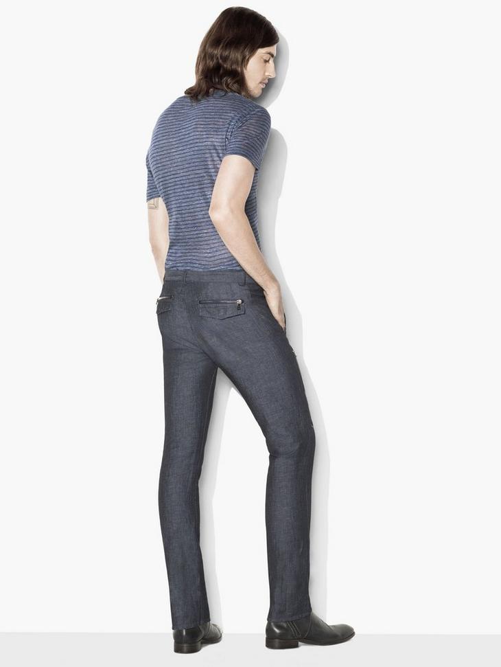 Side Zip Chambray Pant image number 2
