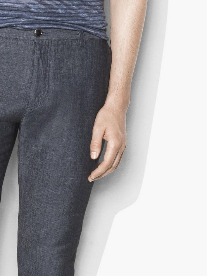 Side Zip Chambray Pant image number 3