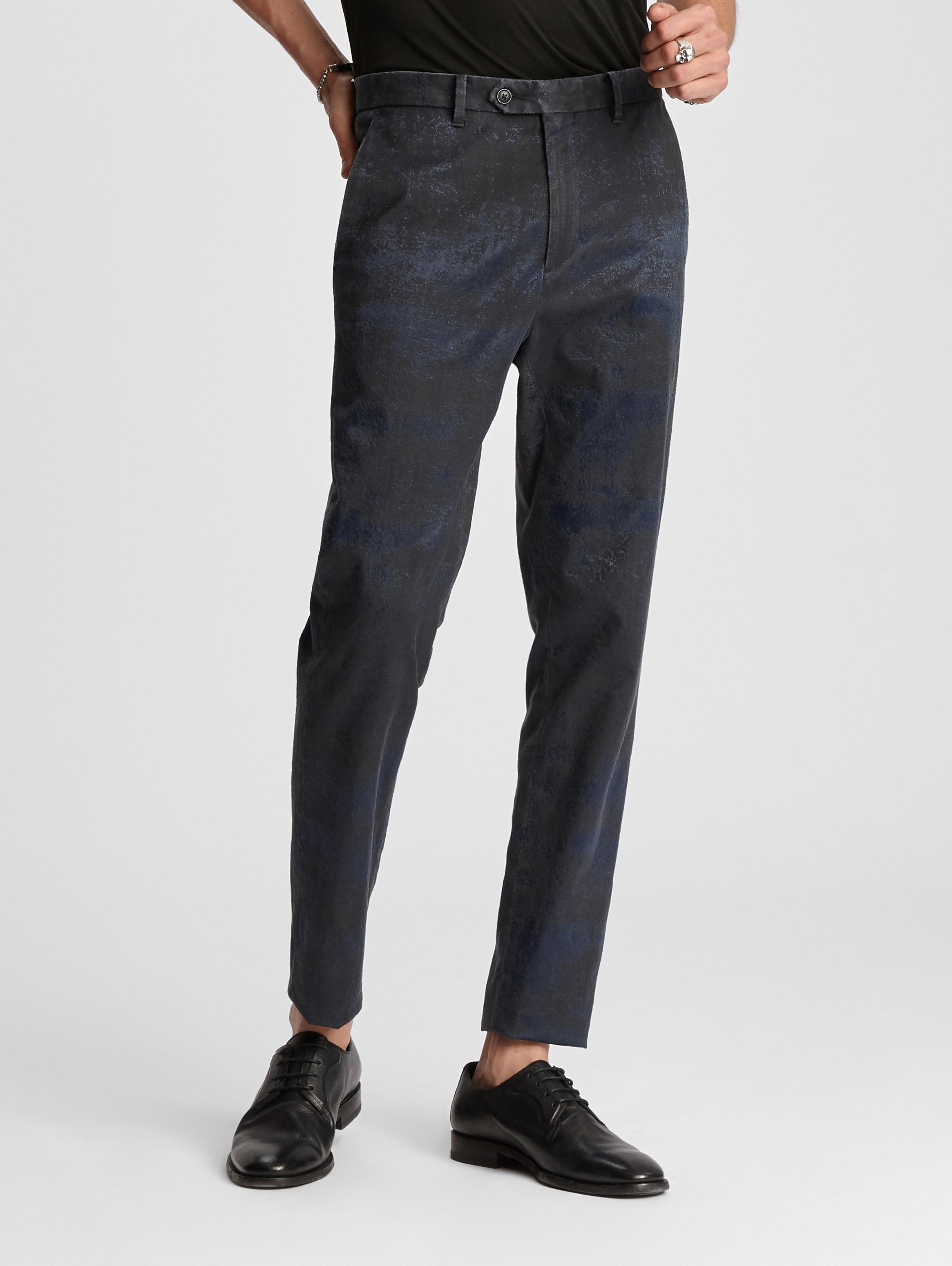 ABSTRACT JACQUARD ESSEX PANT image number 1