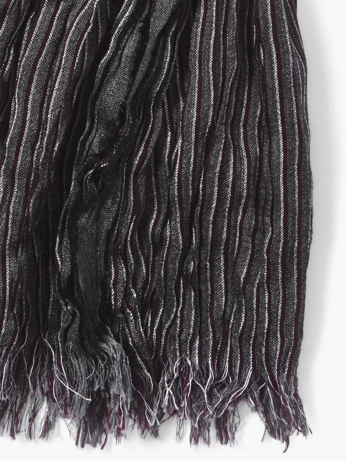 Merino Wool Striped Scarf image number 2