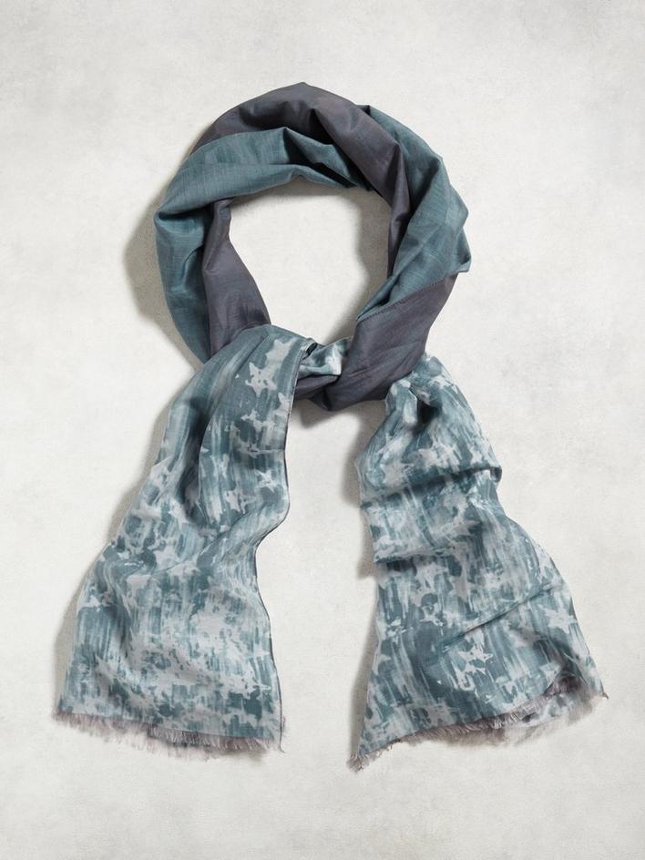 Ombre Star Print Scarf image number 1