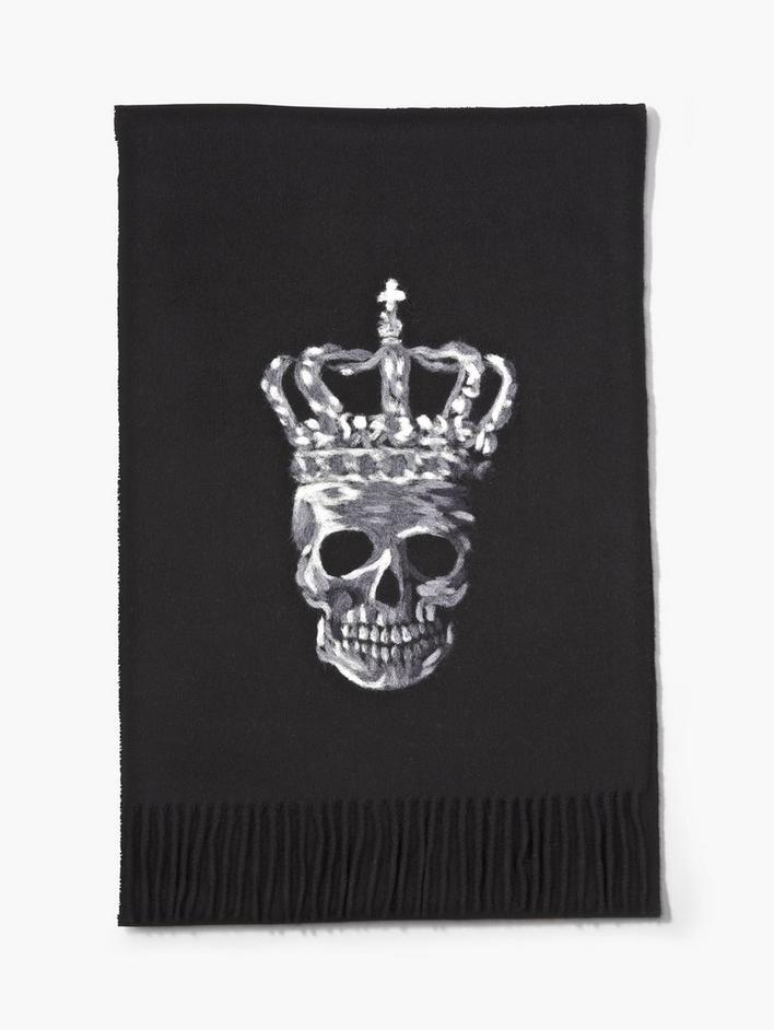 PUNCHED SKULL SCARF image number 1
