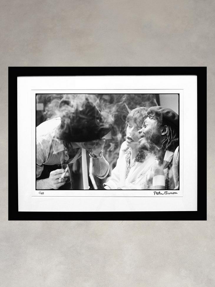 Keith Richards, Mick Jagger & Peter Tosh by Peter Simon image number 1