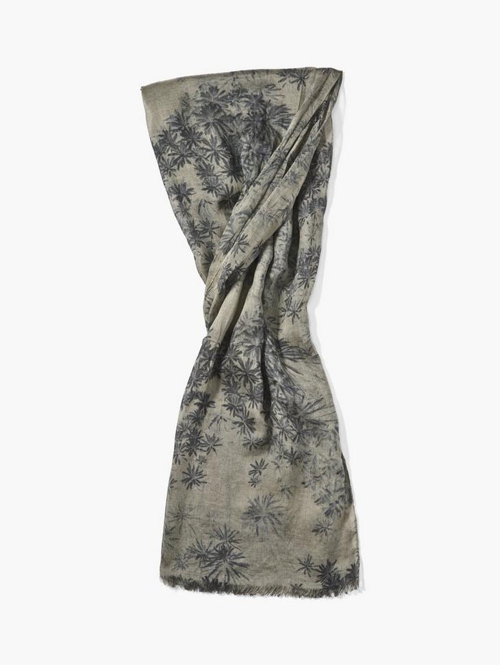 WOVEN FLORAL SCARF image number 1