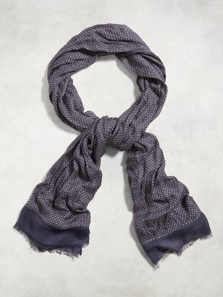 Cashmere Geometric Scarf image number 1