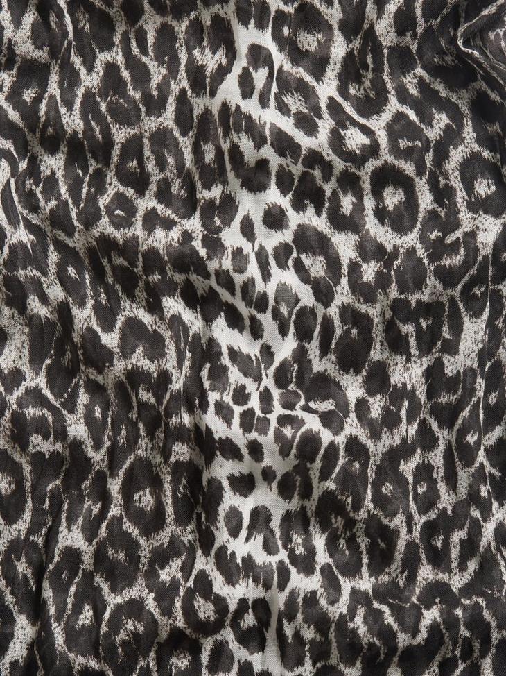 Modal Leopard Print Scarf image number 2