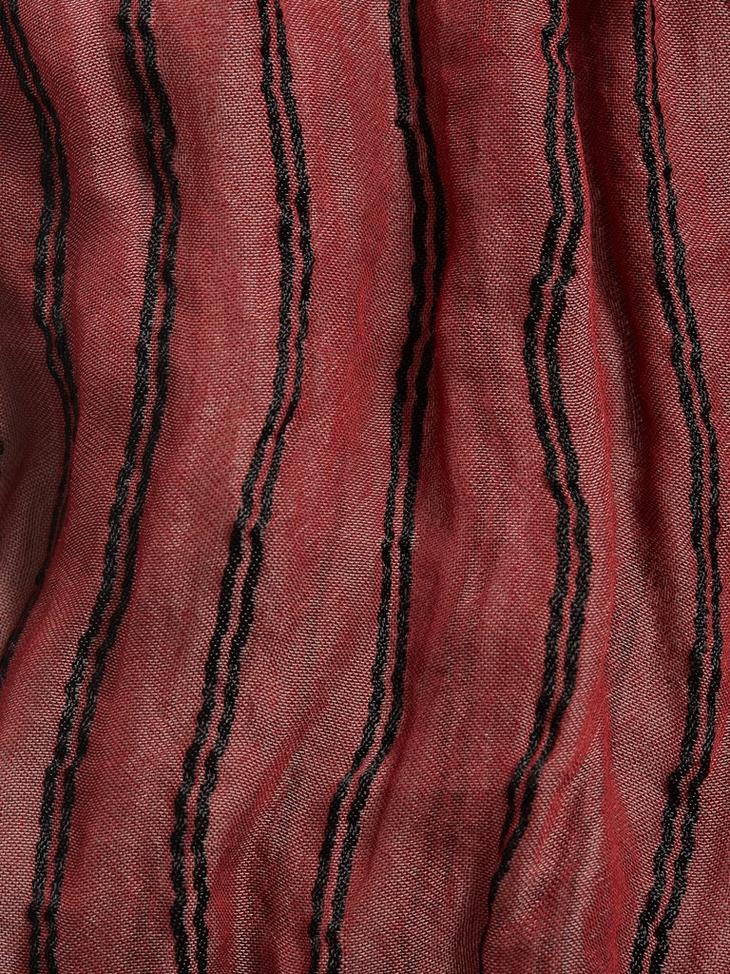 Modal Silk Stripe Scarf image number 2