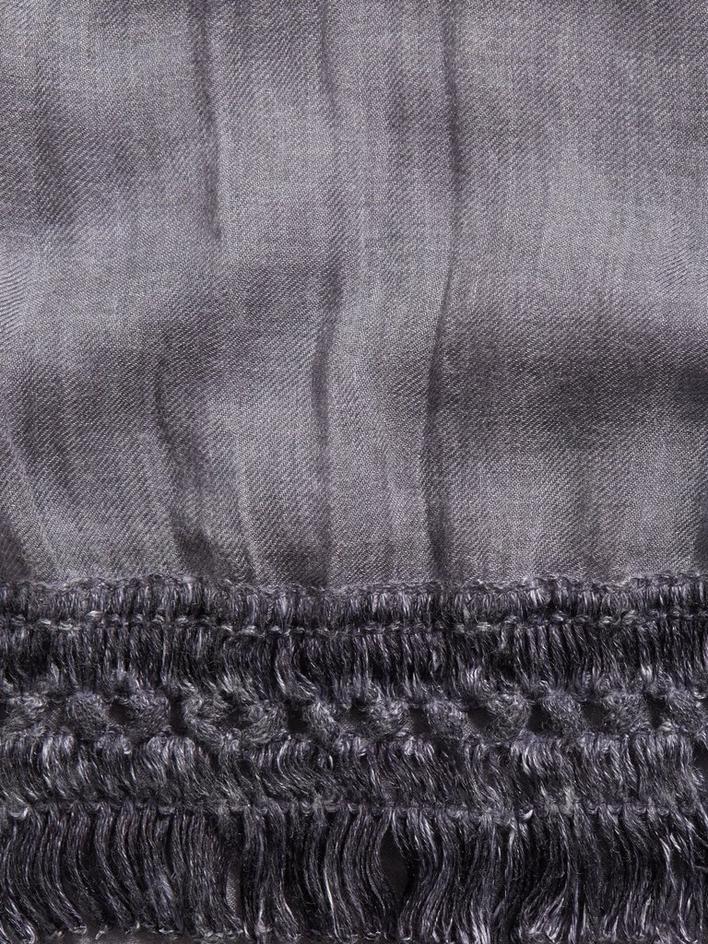 Cotton Linen Fringe Scarf image number 2