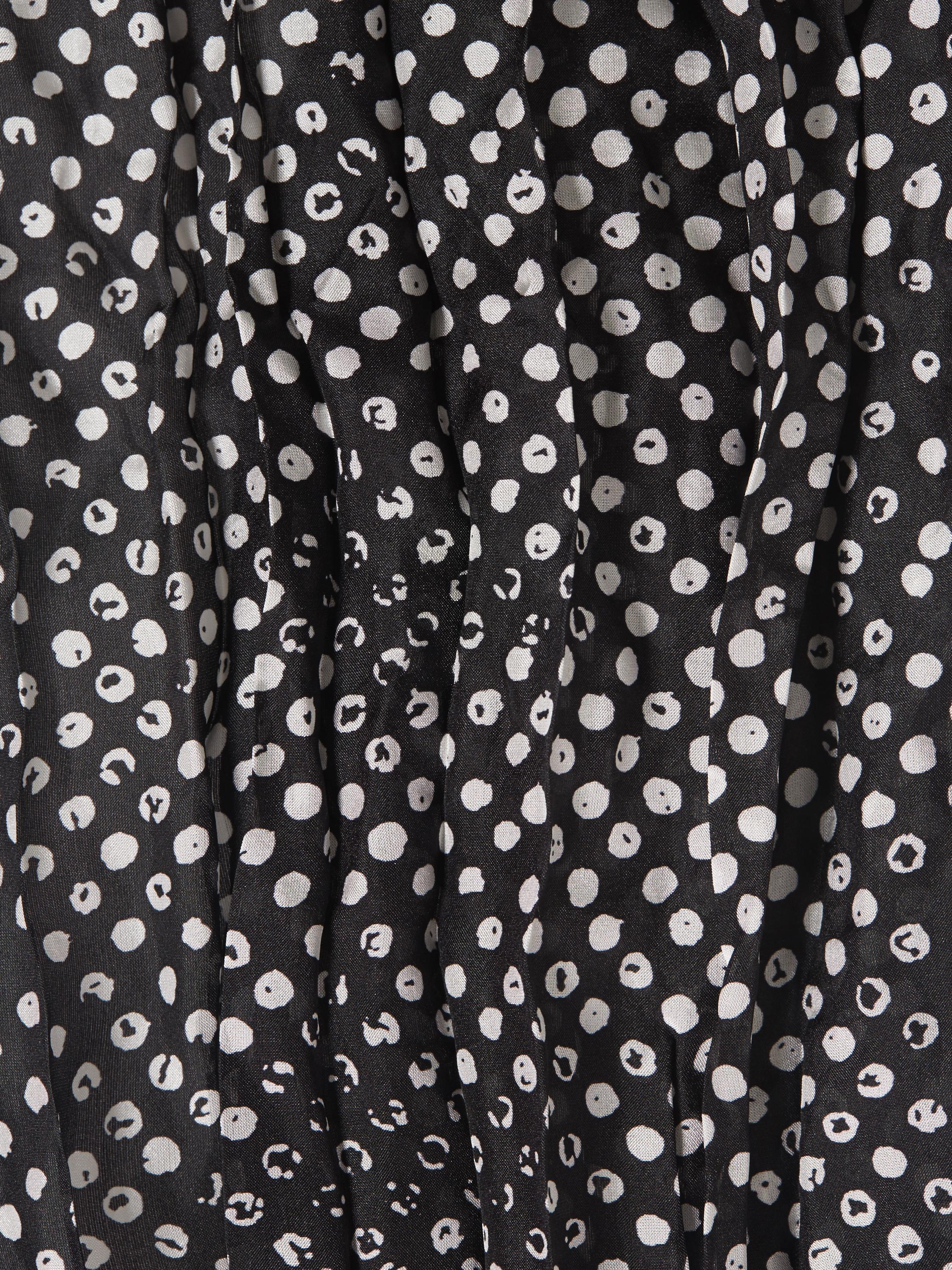 Silk Dotted Scarf image number 2