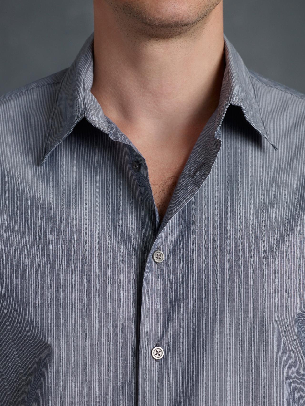 Slim Fit Point Collar Shirt image number 3