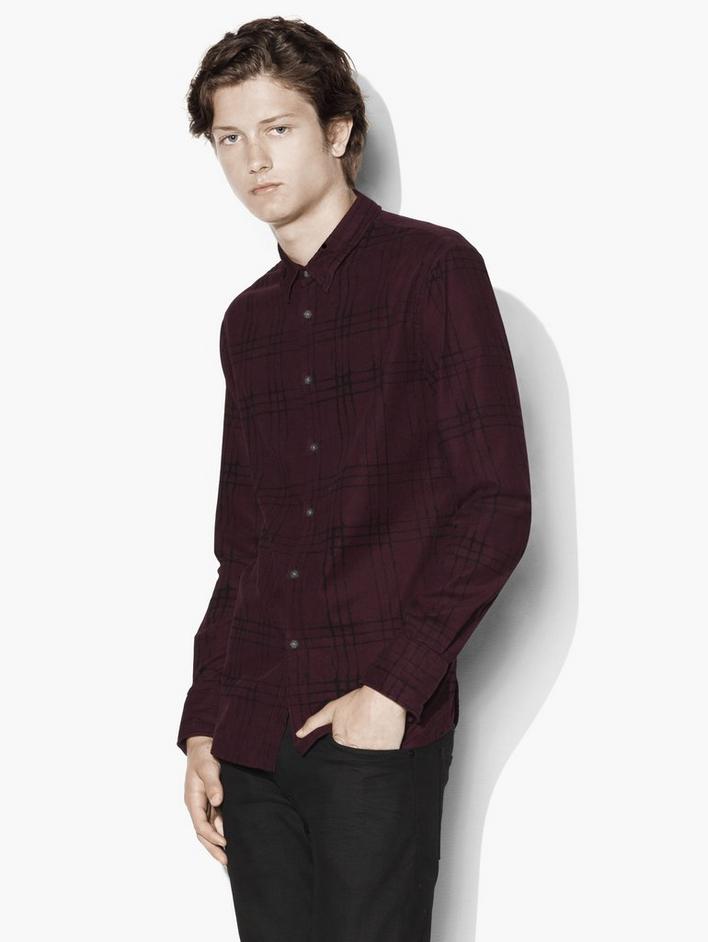 Plaid Button-Up Shirt image number 1