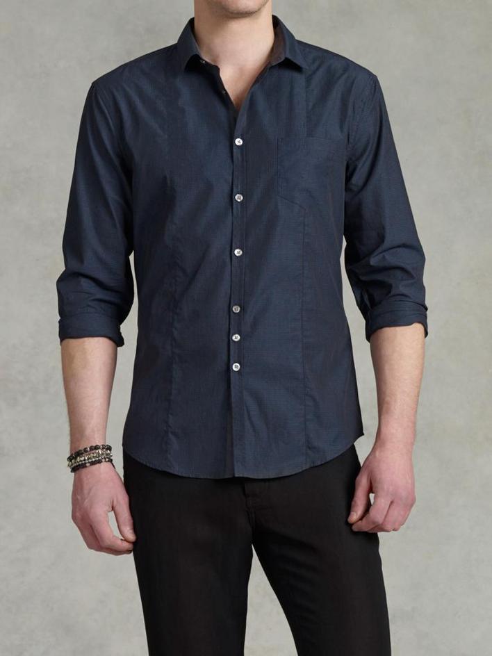 Slim Fit Shirt With Chest Pocket image number 1