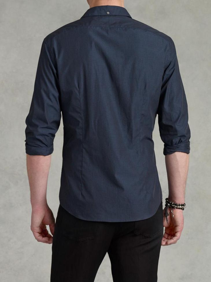 Slim Fit Shirt With Chest Pocket image number 2