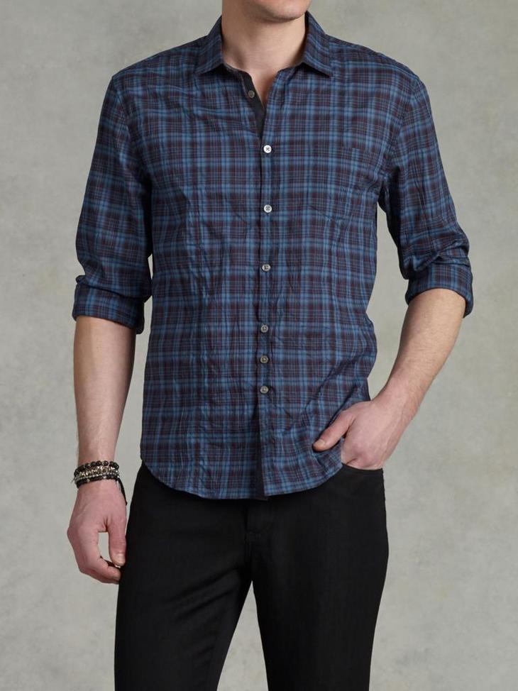 Slim Fit Shirt With Chest Pocket image number 1