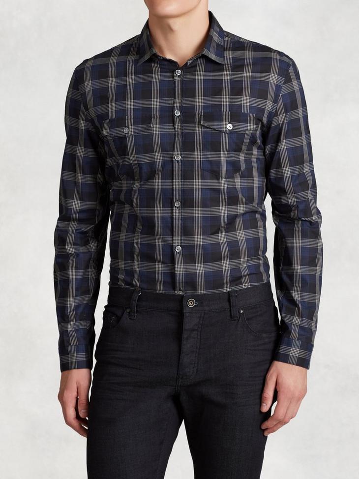 Military Inspired Slim Fit Shirt image number 1