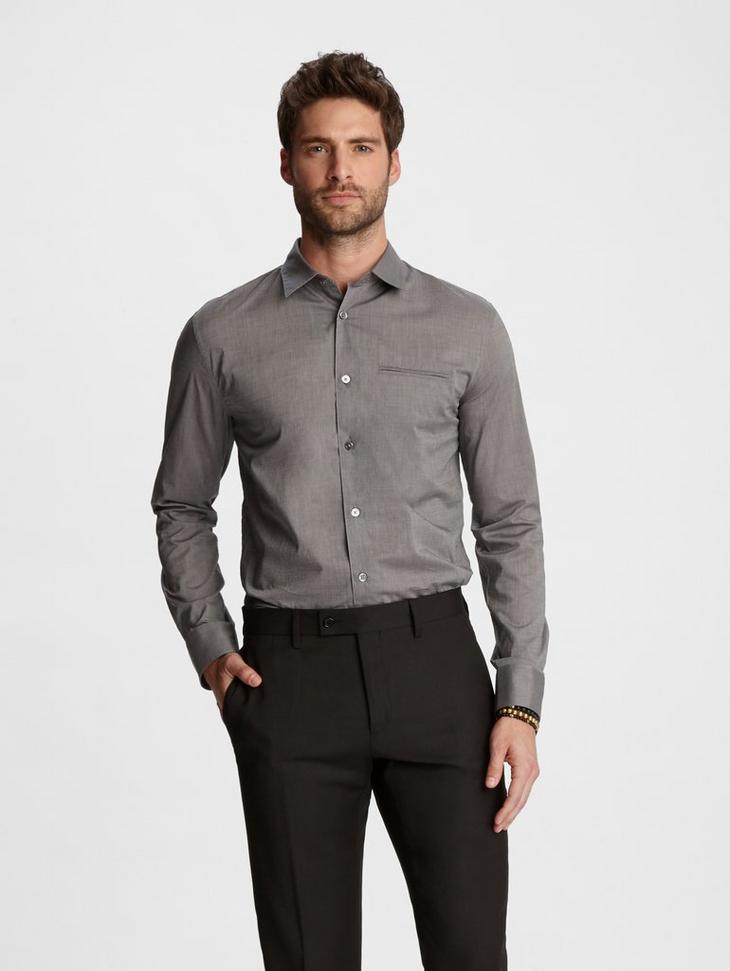 Slim Fit Rolled Sleeve Shirt image number 1