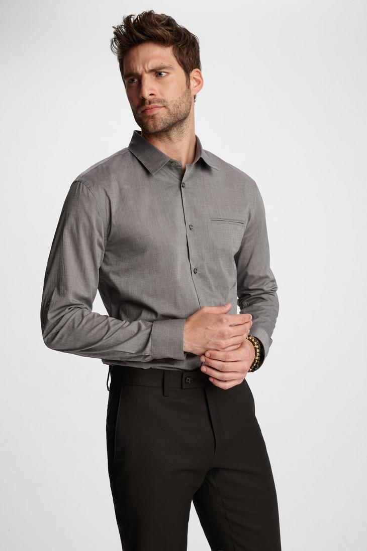 Slim Fit Rolled Sleeve Shirt image number 4