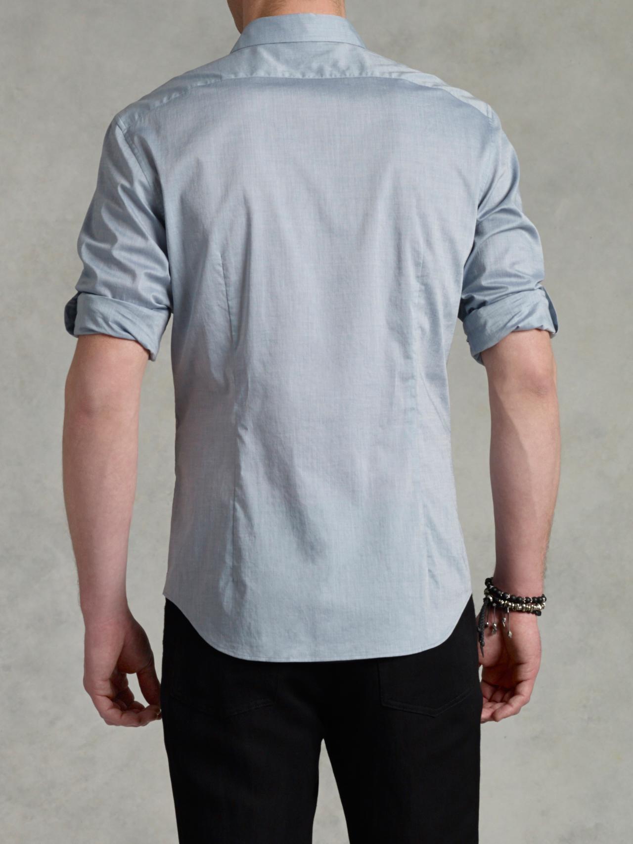 Adjustable Sleeve Slim Fit Shirt image number 2