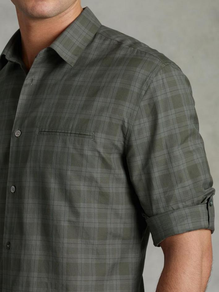 Adjustable Sleeve Slim Fit Shirt image number 3
