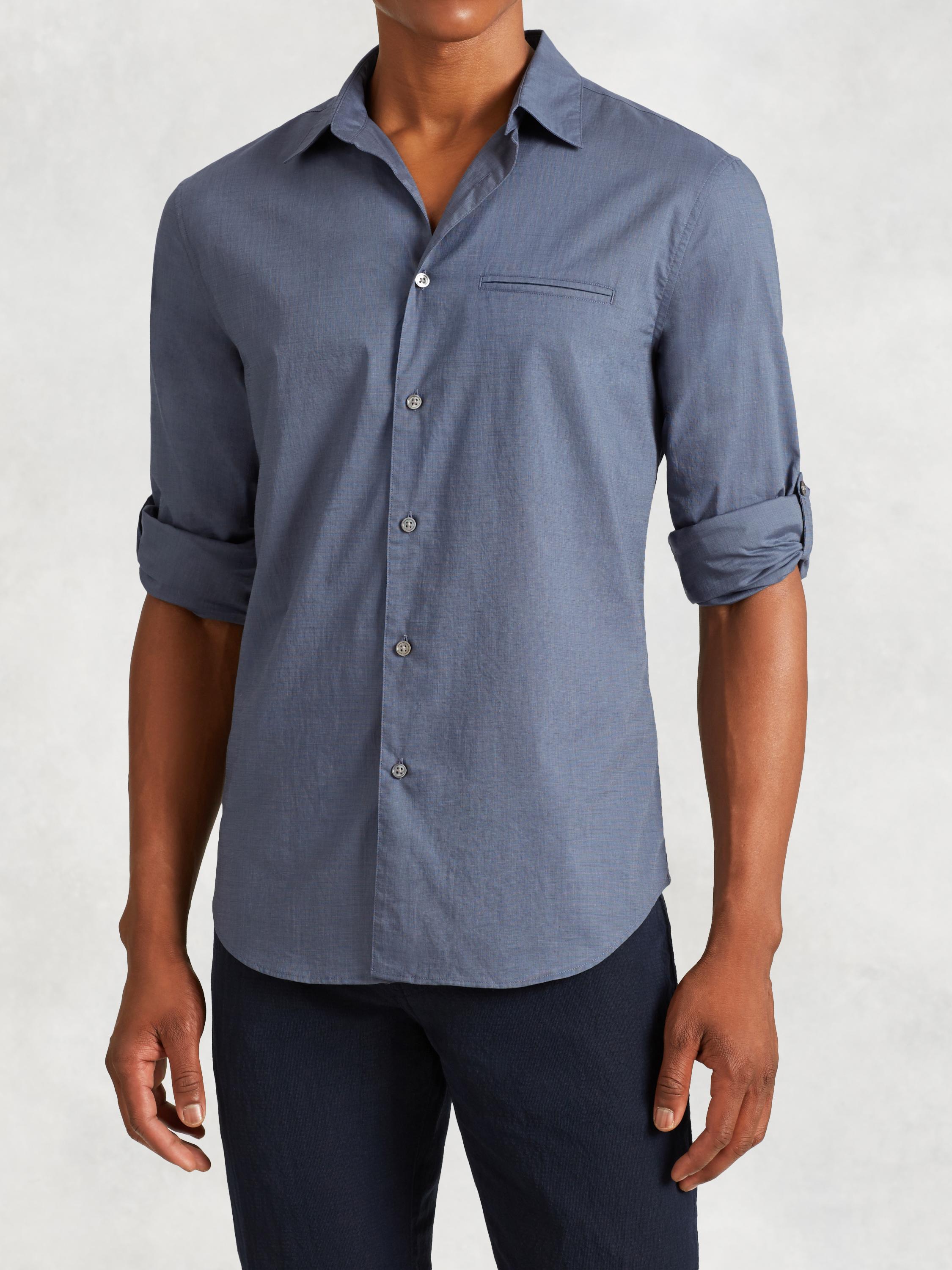 Roll Sleeve Button-Up Shirt image number 1