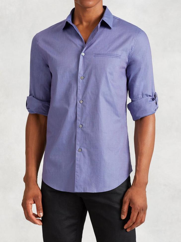 Roll Sleeve Button-Up Shirt image number 1