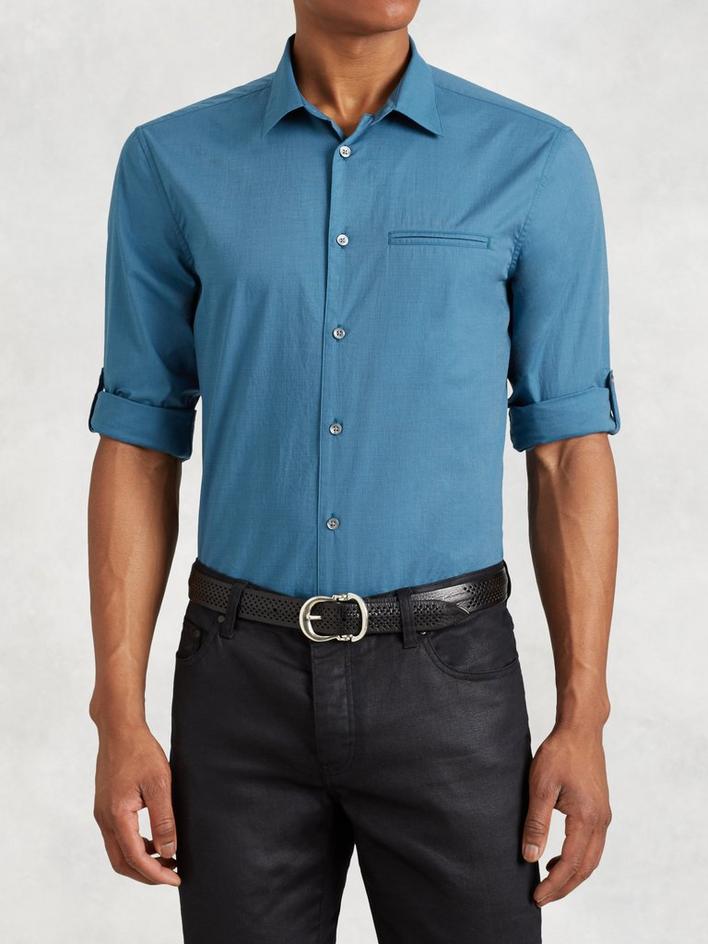 Cotton Rolled Sleeve Shirt image number 1