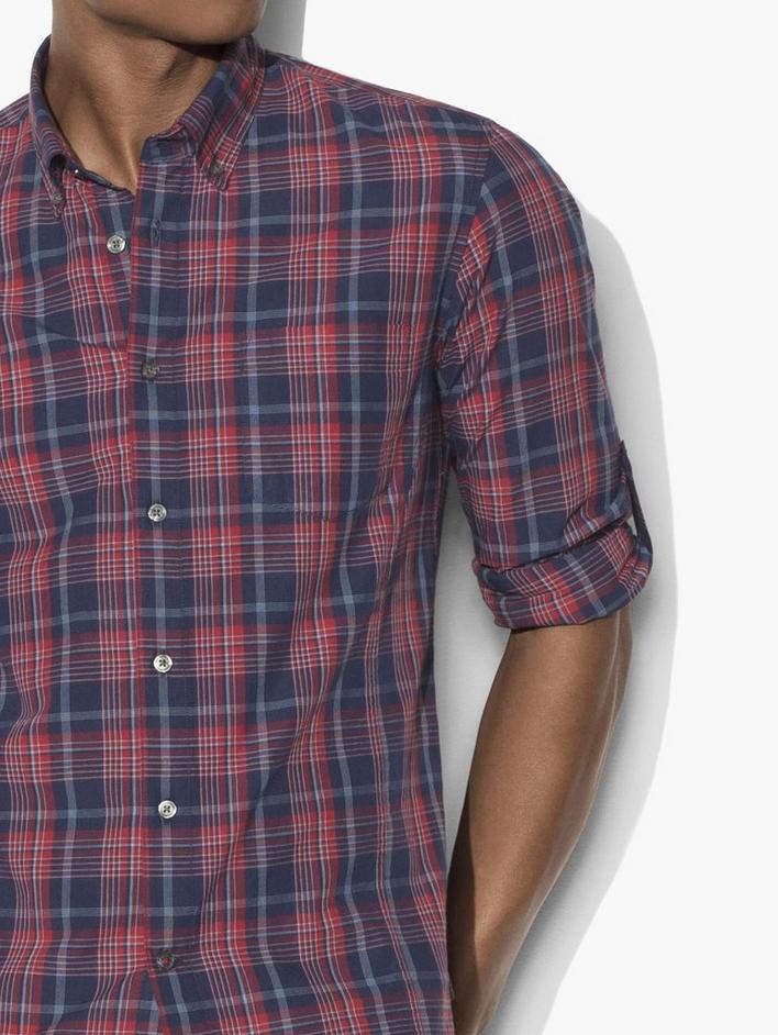Plaid Button-Down Shirt image number 3