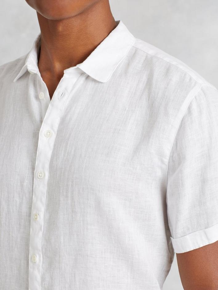 Linen Short Sleeve Shirt image number 3