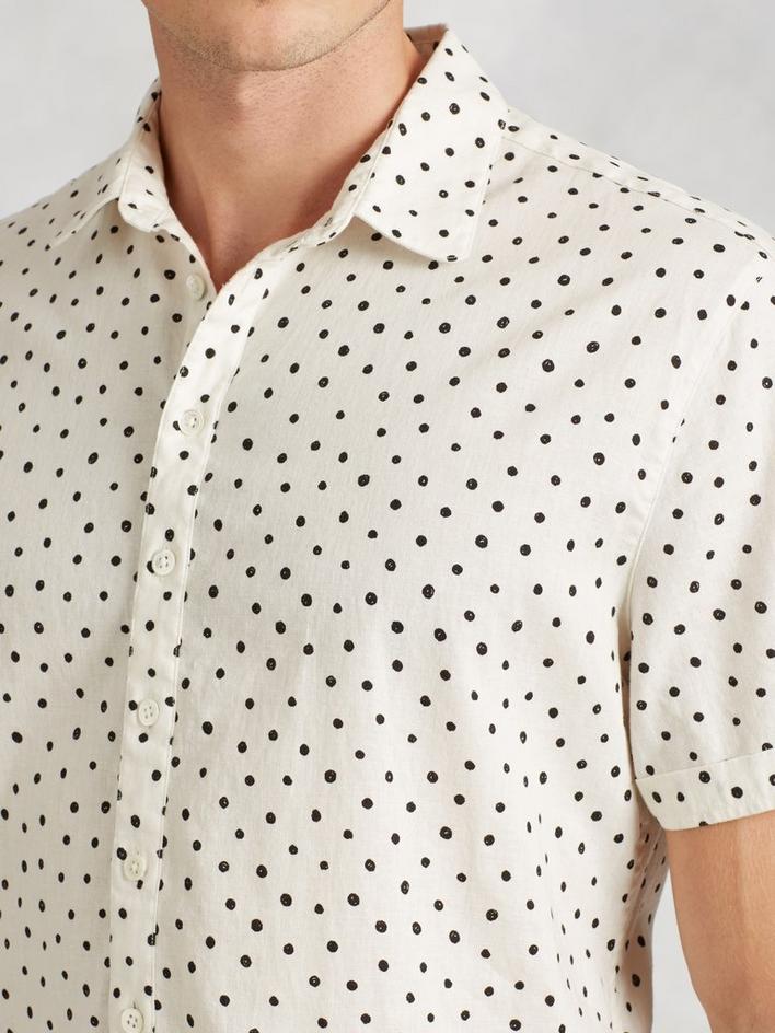 Abstract Polka Dot Short Sleeve Shirt image number 3
