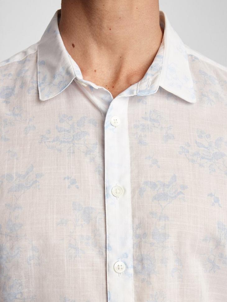 CLASSIC FIT FLORAL SHORT SLEEVE SHIRT image number 3